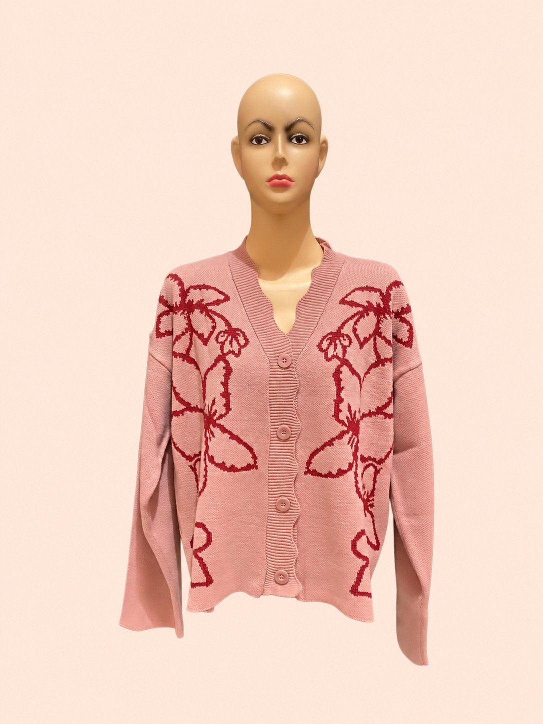 RAJUT PINK-BUNGA